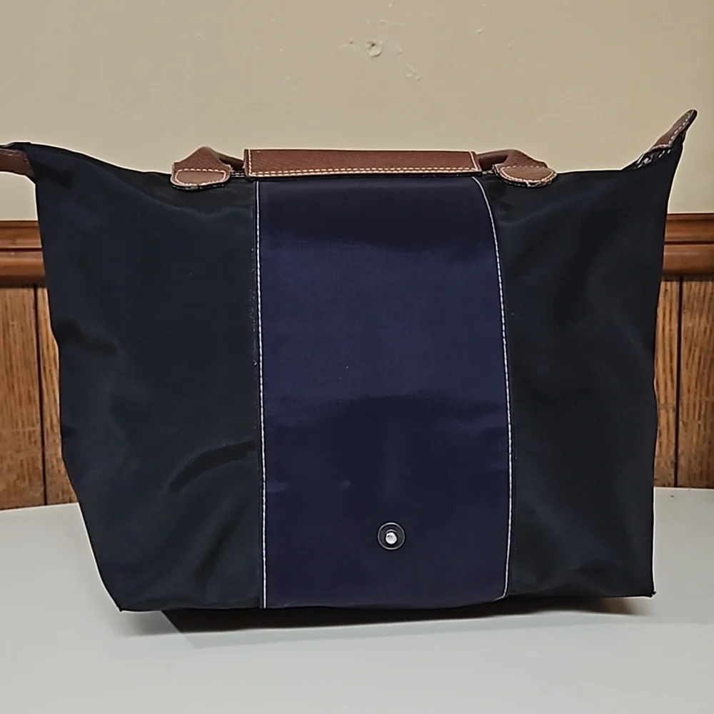 Longchamp Purple and Black Tote Bag - Picture 8 of 17